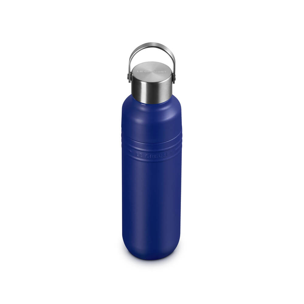 Le Creuset On The Go Azure Insulated Water Bottle 500ml